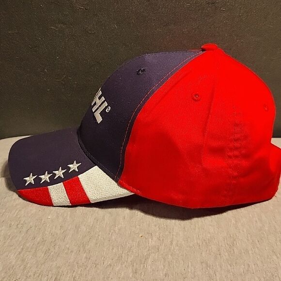 STIHL Red, White and Blue Velcroback Hat - New - Picture 3 of 8